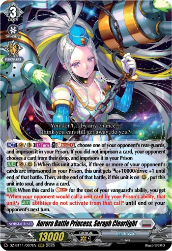 Aurora Battle Princess, Seraph Clearlight | Cardfight!! Vanguard