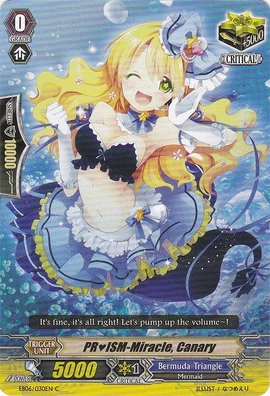 PR♥ISM-Miracle, Canary | Cardfight!! Vanguard Wiki | Fandom