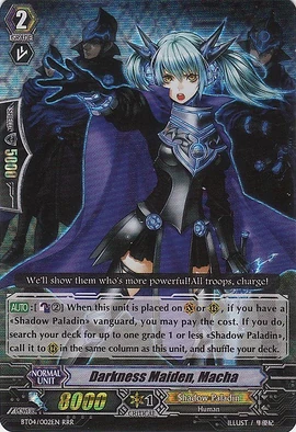 Darkness Maiden, Macha | Cardfight!! Vanguard Wiki | Fandom