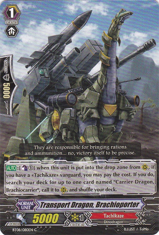 Transport Dragon, Brachioporter | Cardfight!! Vanguard Wiki