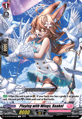 Playing with Wings, Raakel | Cardfight!! Vanguard Wiki | Fandom