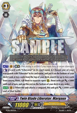 Twin Blade Liberator, Margaux | Cardfight!! Vanguard Wiki