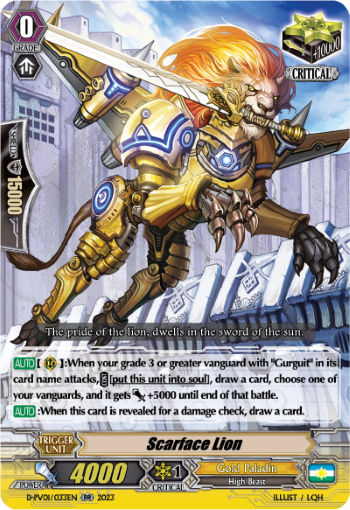 Scarface Lion | Cardfight!! Vanguard Wiki | Fandom