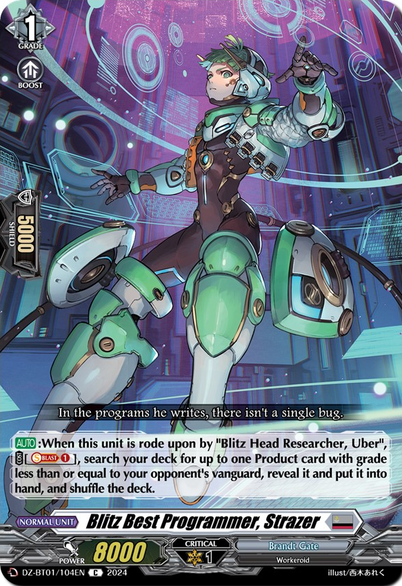 Blitz Best Programmer, Strazer | Cardfight!! Vanguard Wiki | Fandom