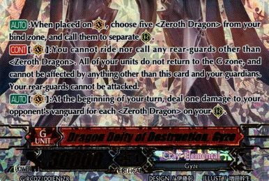 Zeroth Dragon of Death Garden, Zoa | Cardfight!! Vanguard Zeroth Dragon of Death Garden, Zoa | Cardfight!! Vanguard