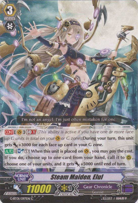 Steam Maiden, Elul | Cardfight!! Vanguard Wiki | Fandom