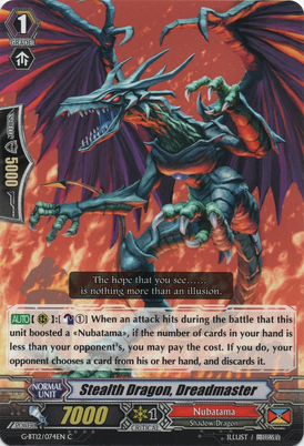 Stealth Dragon Dreadmaster Cardfight Vanguard Wiki Fandom