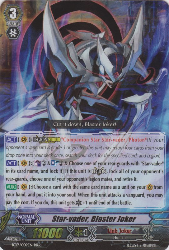 Star-vader, Blaster Joker | Cardfight!! Vanguard Wiki | Fandom