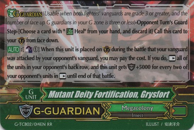 Mutant Deity Fortification, Grysfort | Cardfight!! Vanguard