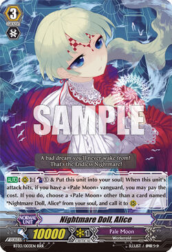 Card Gallery:Nightmare Doll, Alice | Cardfight!! Vanguard