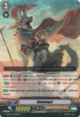 Dawnngal | Cardfight!! Vanguard Wiki | Fandom