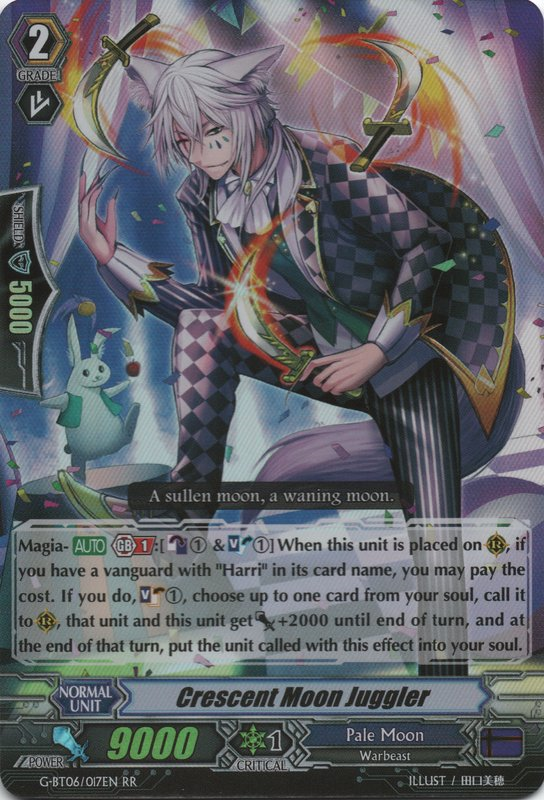 Crescent Moon Juggler Cardfight Vanguard Wiki Fandom