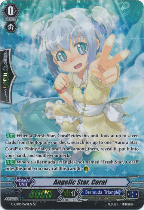 Angelic Star, Coral | Cardfight!! Vanguard Wiki | Fandom Angelic Star, Coral | Cardfight!! Vanguard Wiki | Fandom