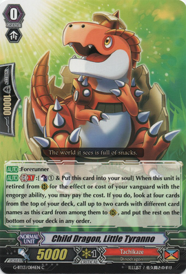 Child Dragon, Little Tyranno | Cardfight!! Vanguard Wiki