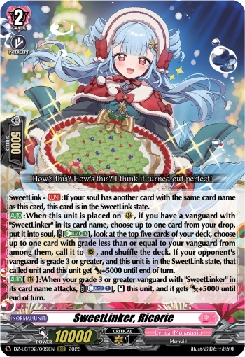 SweetLinker, Ricorie | Cardfight!! Vanguard Wiki | Fandom
