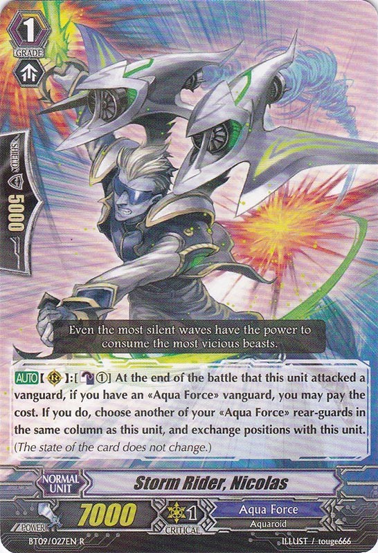 Storm Rider, Nicolas | Cardfight!! Vanguard Wiki | Fandom