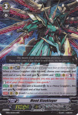 ハルク・ホーガンク　カードコレクション Card Gallery:Mond Blaukluger | Cardfight!! Vanguard Wiki