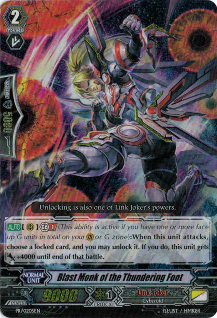 Blast Monk of the Thundering Foot | Cardfight!! Vanguard Wiki | Fandom