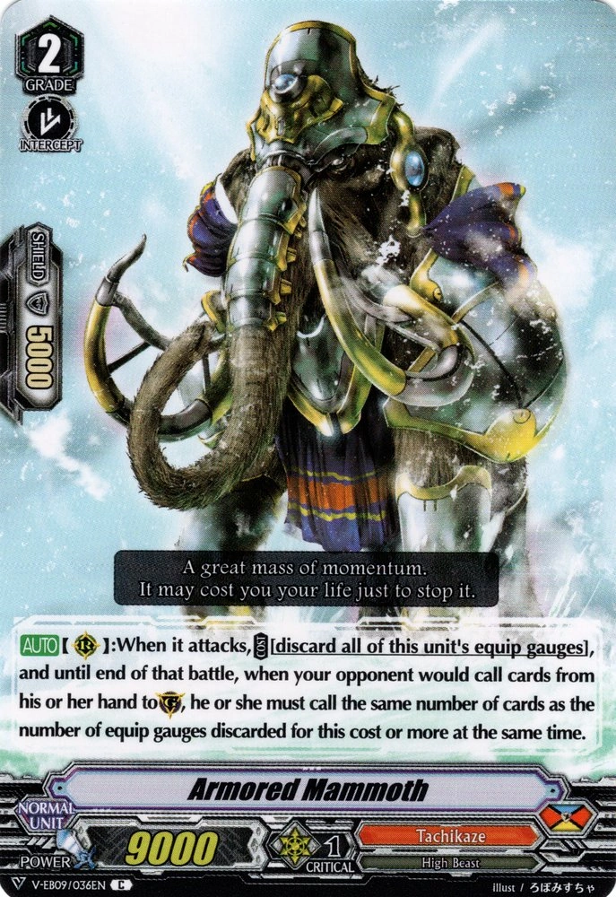 Armored Mammoth | Cardfight!! Vanguard Wiki | Fandom