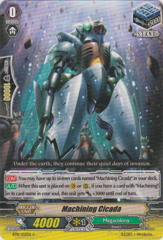 Machining Cicada | Cardfight!! Vanguard Wiki | Fandom