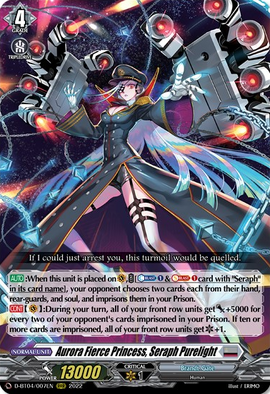 Aurora Fierce Princess, Seraph Purelight | Cardfight!! Vanguard 