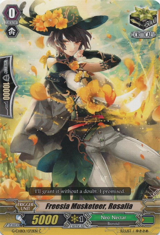 Freesia Musketeer Rosalia Cardfight Vanguard Wiki Fandom Freesia Musketeer Rosalia Cardfight Vanguard Wiki Fandom
