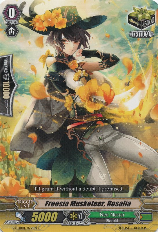 Freesia Musketeer Rosalia Cardfight Vanguard Wiki Fandom