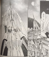 Nation's tower shown in the manga