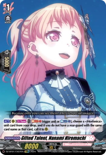 Gifted Talent, Nanami Hiromachi | Cardfight!! Vanguard Wiki | Fandom