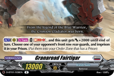 Kanone Schnellkrieger | Cardfight!! Vanguard Wiki | Fandom