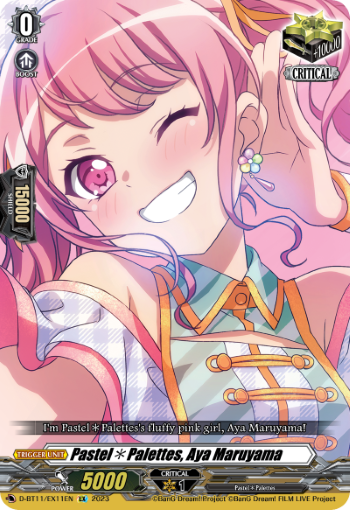10th anniversary Pastel Palettes 丸山彩　EXS BanG Dream Art Panel 10th Anniversary Pastel*Palettes Aya