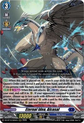 Eternal Idea Alcasal | Cardfight!! Vanguard Wiki | Fandom