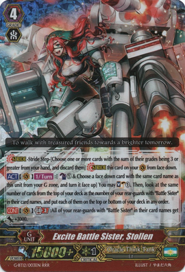 Excite Battle Sister, Stollen | Cardfight!! Vanguard Wiki