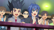 Aichi and Kamui appear in the episode 4 of "Future Card Buddyfight"