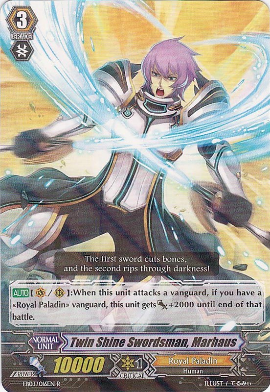 Twin Shine Swordsman, Marhaus | Cardfight!! Vanguard Wiki