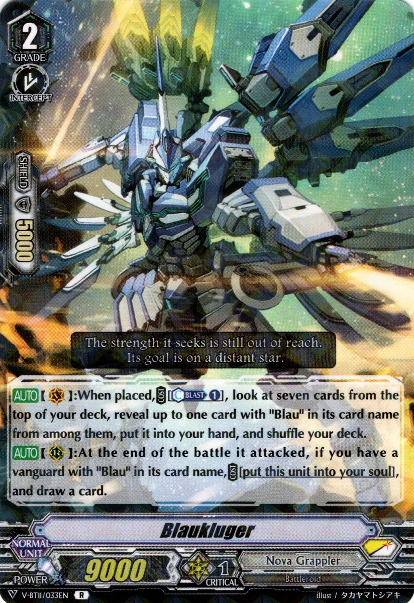Blaukluger (V Series) | Cardfight!! Vanguard Wiki | Fandom