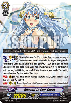 Card Gallery:Shangri-La Star, Coral | Cardfight!! Vanguard