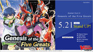VG-D-BT01: Genesis of the Five Greats