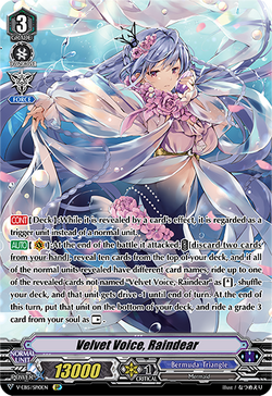 Card Gallery:Velvet Voice, Raindear (V Series) | Cardfight