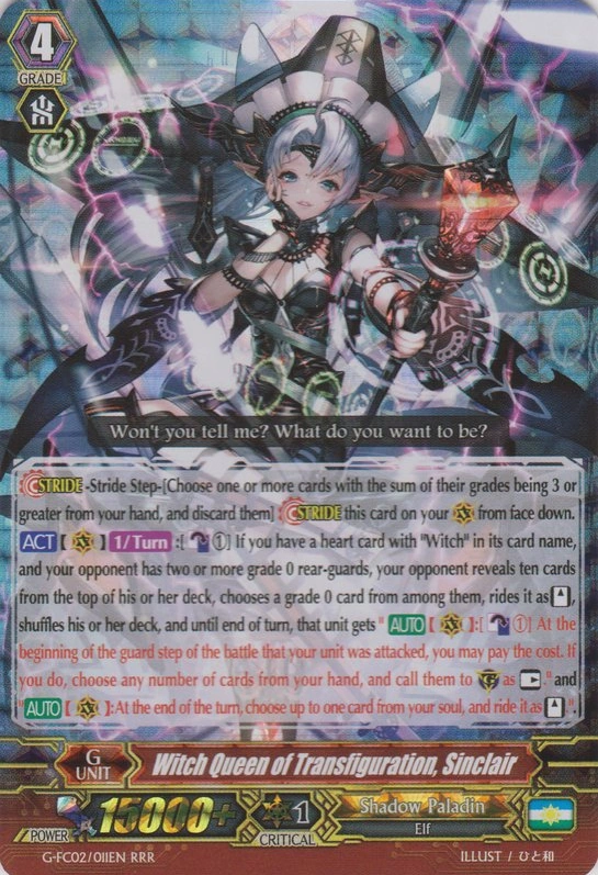 Card Gallery:Witch Queen of Transfiguration, Sinclair | Cardfight