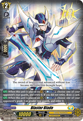 Blaster Blade (D Series) | Cardfight!! Vanguard Wiki | Fandom