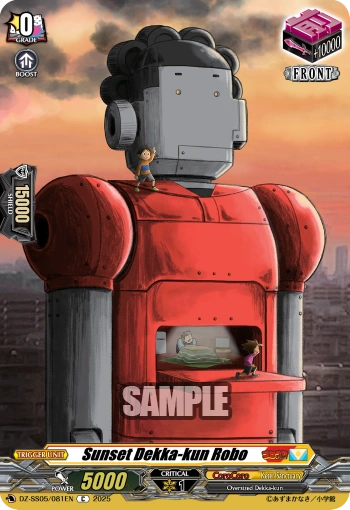 Sunset Dekka-kun Robo | Cardfight!! Vanguard Wiki | Fandom