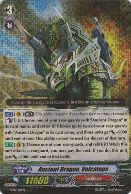 Ancient Dragon, Volcatops | Cardfight!! Vanguard Wiki | Fandom