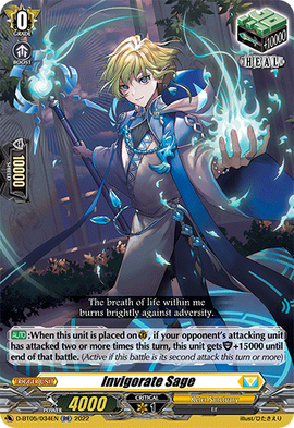 Invigorate Sage | Cardfight!! Vanguard Wiki | Fandom