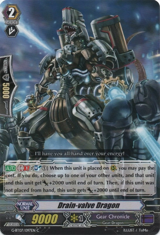 Drain-valve Dragon | Cardfight!! Vanguard Wiki | Fandom