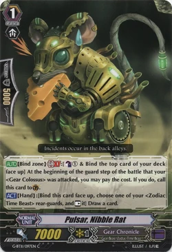 Card Gallery:Pulsar, Nibble Rat | Cardfight!! Vanguard Wiki | Fandom