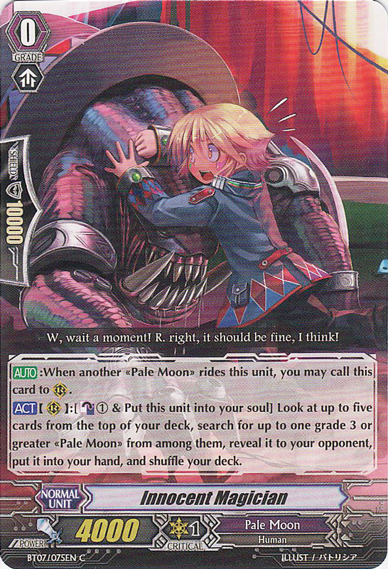 Innocent Magician | Cardfight!! Vanguard Wiki | Fandom Innocent Magician | Cardfight!! Vanguard Wiki | Fandom