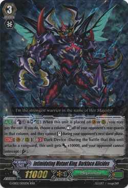 Card Gallery:Intimidating Mutant King, Darkface Alicides