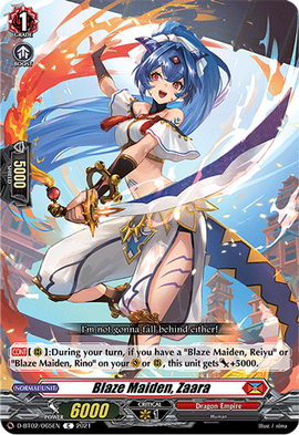 Blaze Maiden, Zaara | Cardfight!! Vanguard Wiki | Fandom