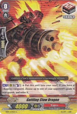 Gattling Claw Dragon | Cardfight!! Vanguard Wiki | Fandom